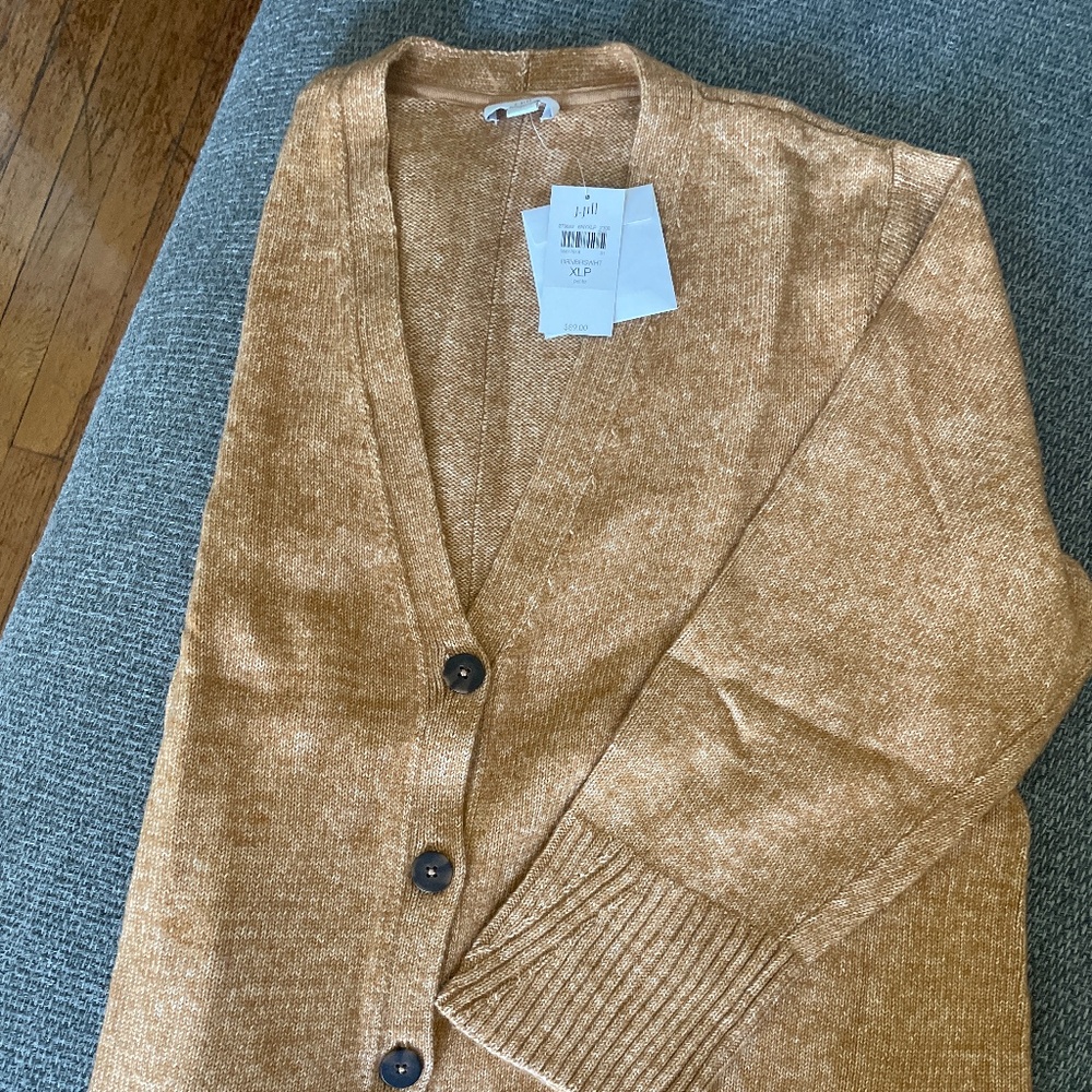 JJILL camel cardigan — never worn